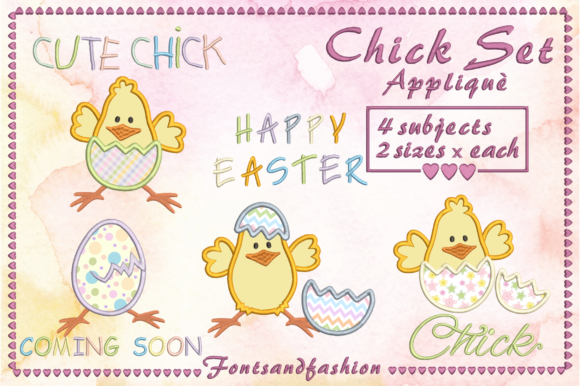 Chick Set Appliquè Review for Embroidery Projects